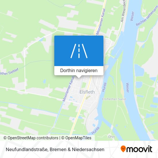 Neufundlandstraße Karte