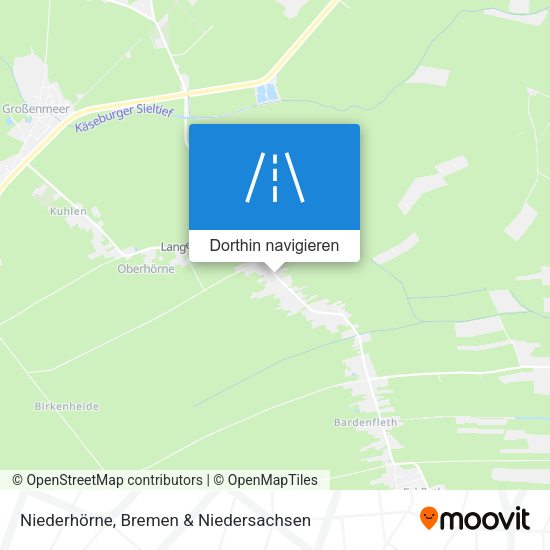 Niederhörne Karte