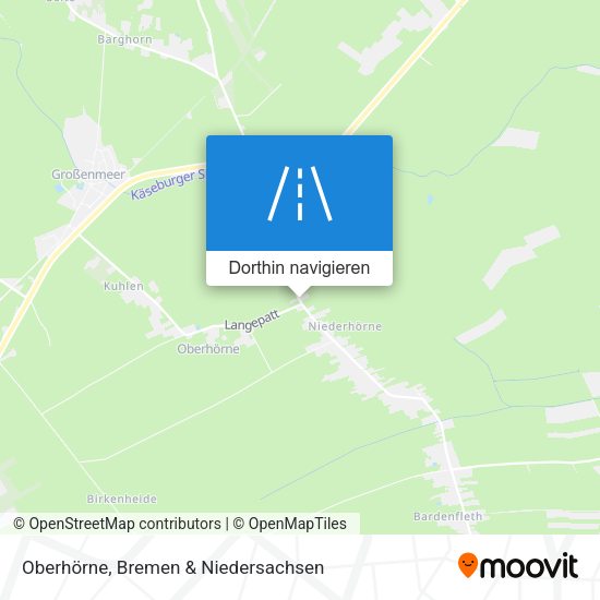 Oberhörne Karte