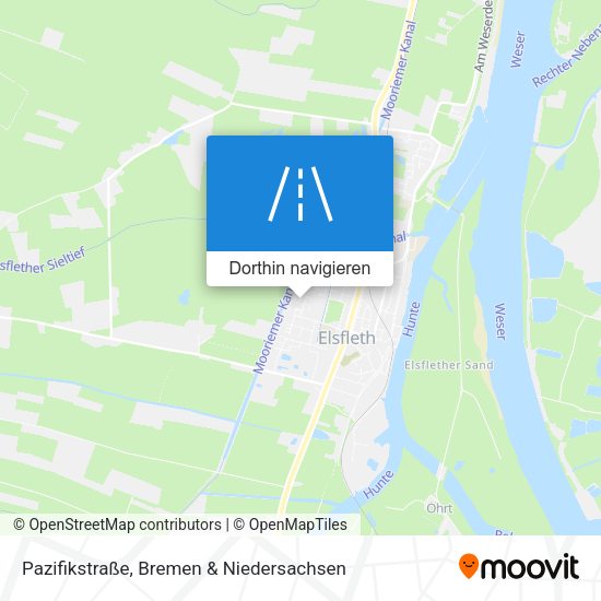 Pazifikstraße Karte