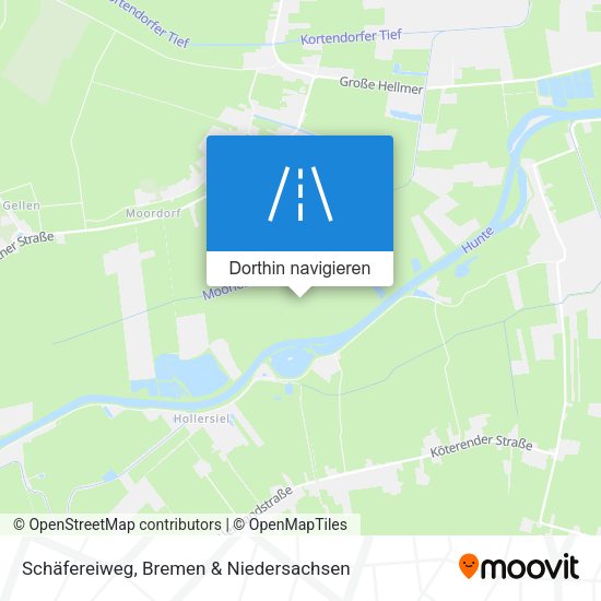 Schäfereiweg Karte