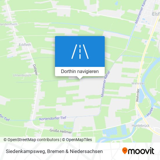 Siedenkampsweg Karte