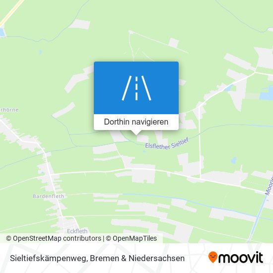 Sieltiefskämpenweg Karte