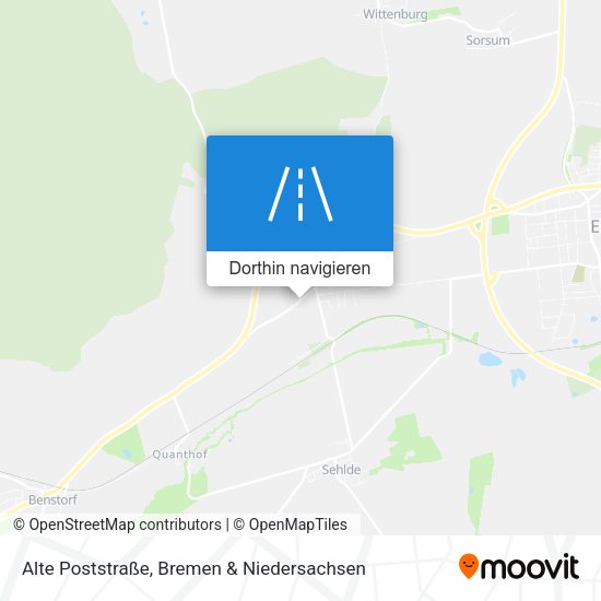 Alte Poststraße Karte
