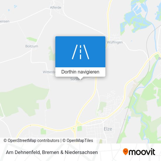 Am Dehnenfeld Karte