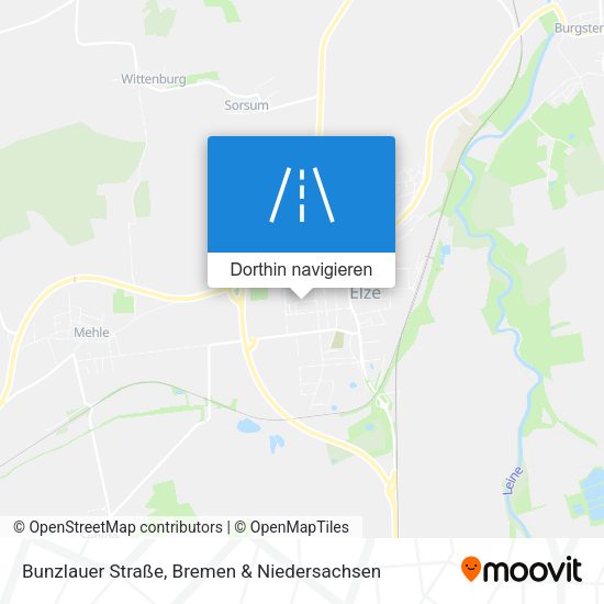 Bunzlauer Straße Karte