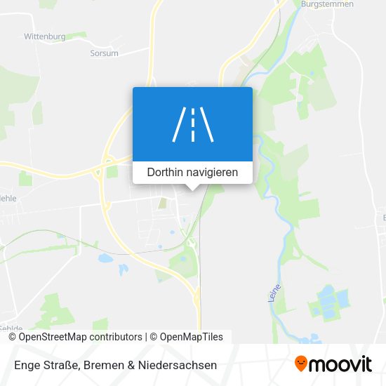Enge Straße Karte