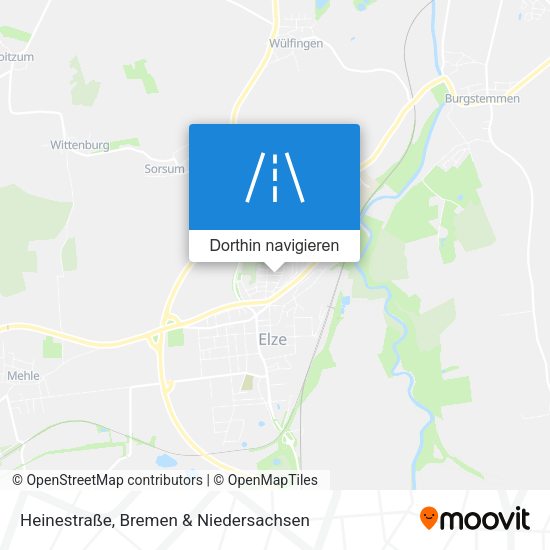 Heinestraße Karte