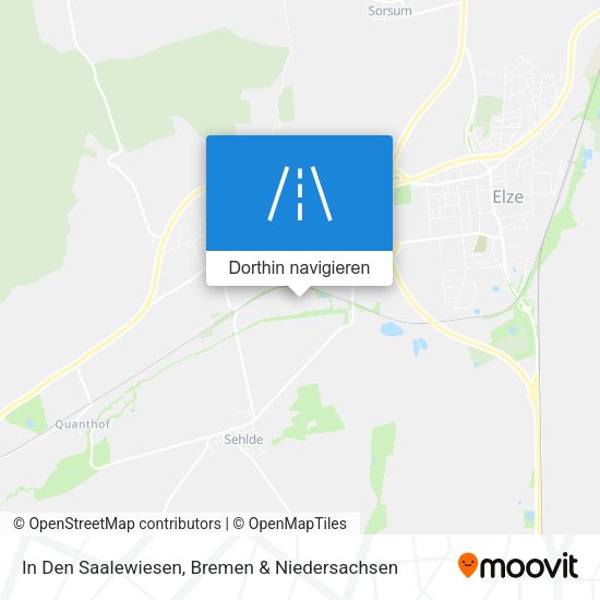 In Den Saalewiesen Karte