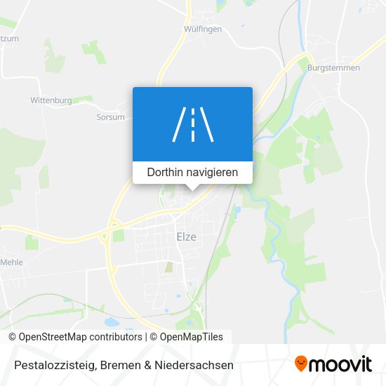 Pestalozzisteig Karte