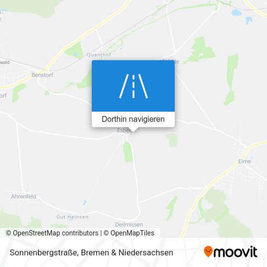 Sonnenbergstraße Karte