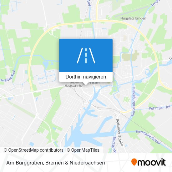 Am Burggraben Karte