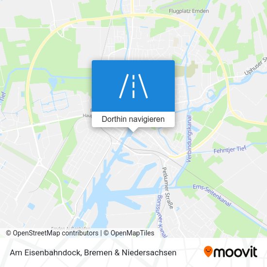 Am Eisenbahndock Karte
