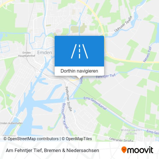 Am Fehntjer Tief Karte