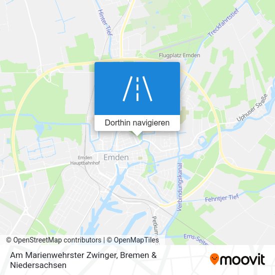 Am Marienwehrster Zwinger Karte