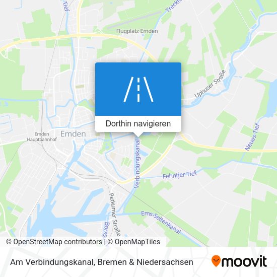 Am Verbindungskanal Karte