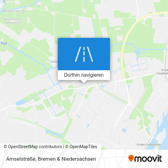 Amselstraße Karte
