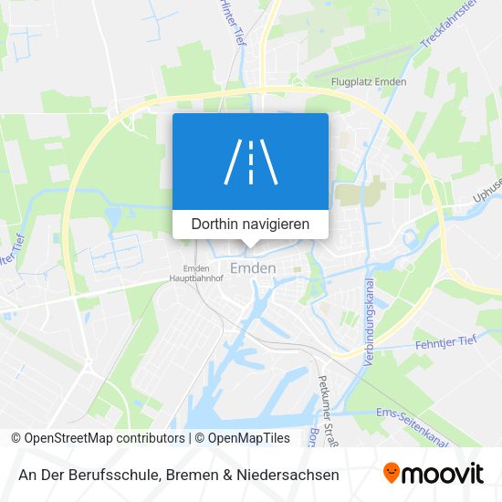 An Der Berufsschule Karte