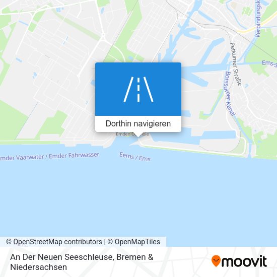 An Der Neuen Seeschleuse Karte