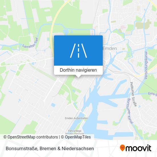 Bonsumstraße Karte