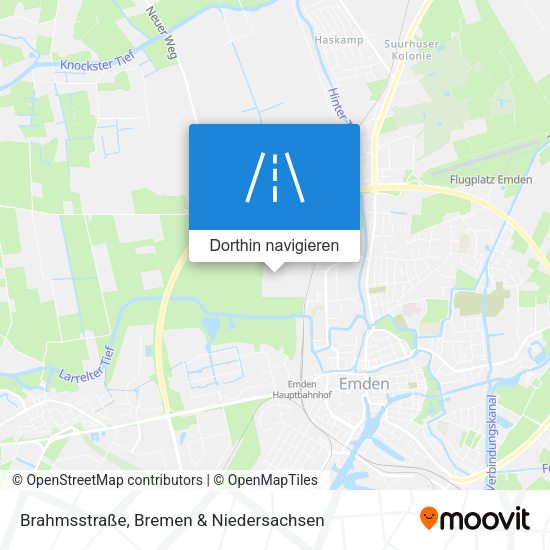 Brahmsstraße Karte