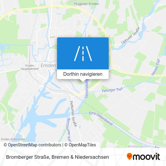 Bromberger Straße Karte