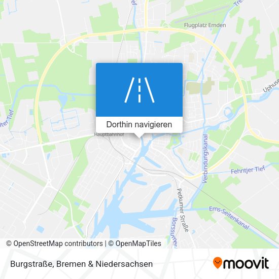 Burgstraße Karte