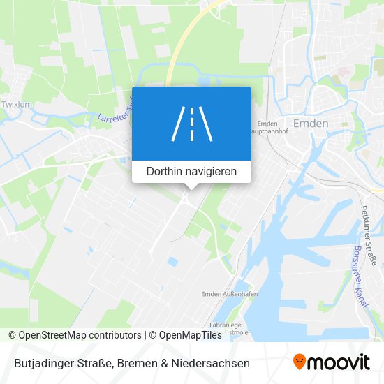 Butjadinger Straße Karte