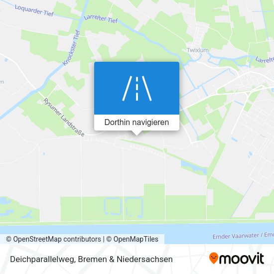 Deichparallelweg Karte