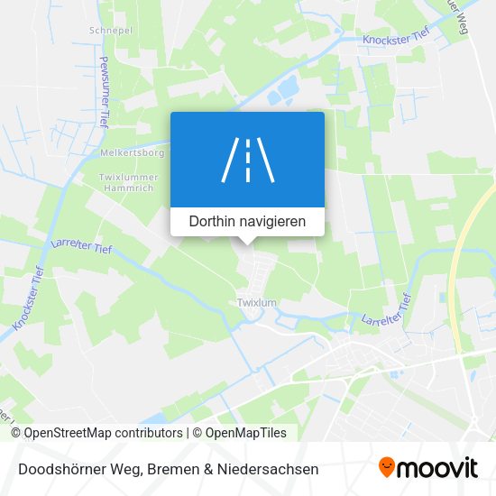 Doodshörner Weg Karte