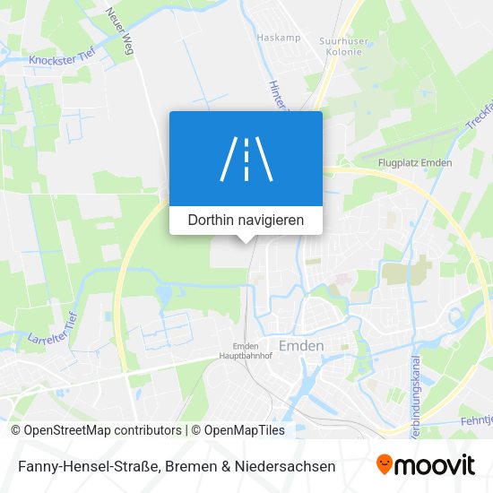 Fanny-Hensel-Straße Karte