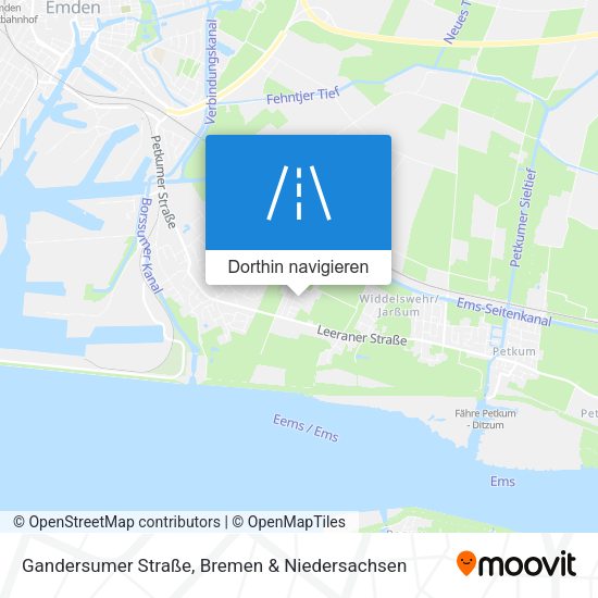 Gandersumer Straße Karte