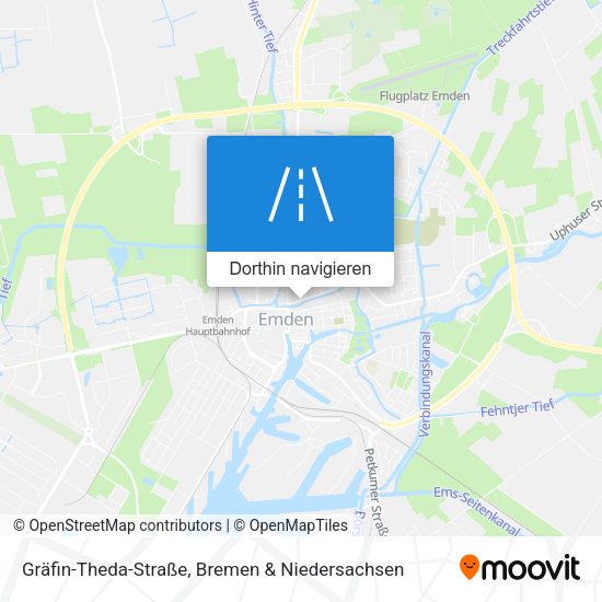 Gräfin-Theda-Straße Karte