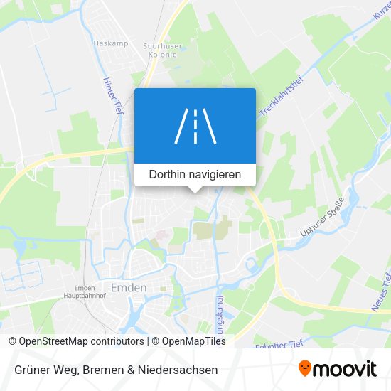 Grüner Weg Karte