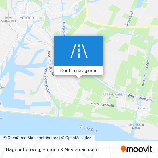 Hagebuttenweg Karte