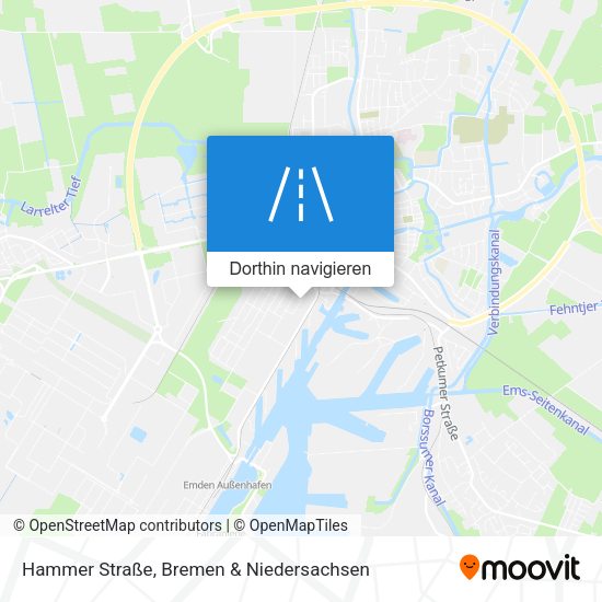 Hammer Straße Karte