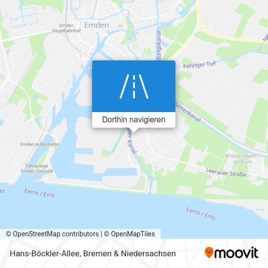 Hans-Böckler-Allee Karte