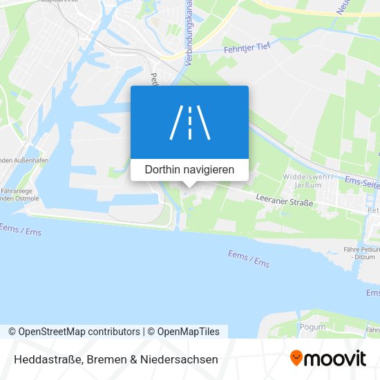 Heddastraße Karte