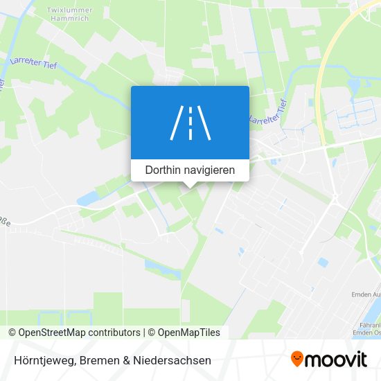 Hörntjeweg Karte