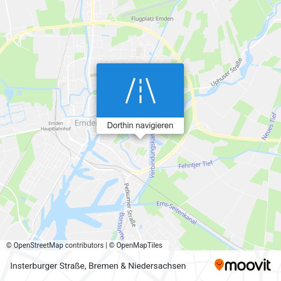Insterburger Straße Karte