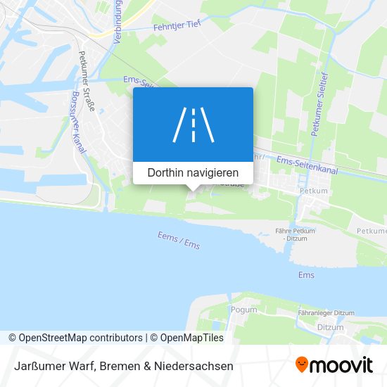 Jarßumer Warf Karte