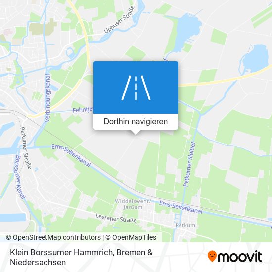 Klein Borssumer Hammrich Karte