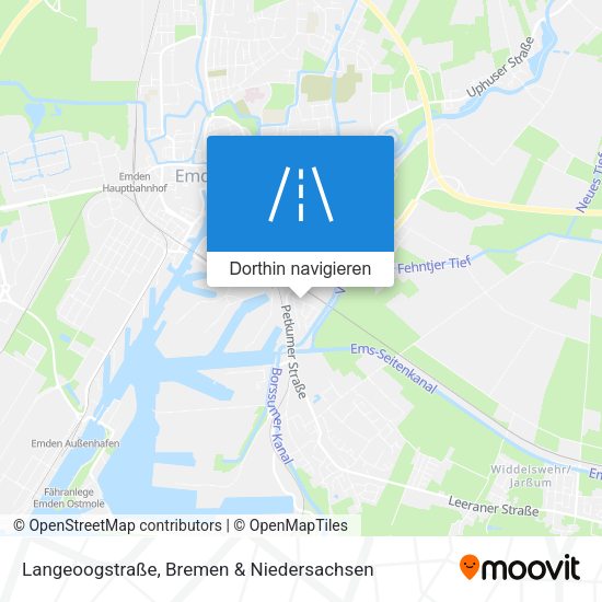 Langeoogstraße Karte