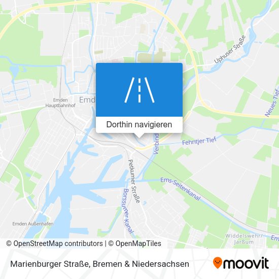 Marienburger Straße Karte