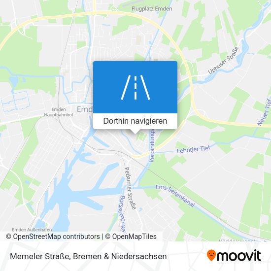 Memeler Straße Karte