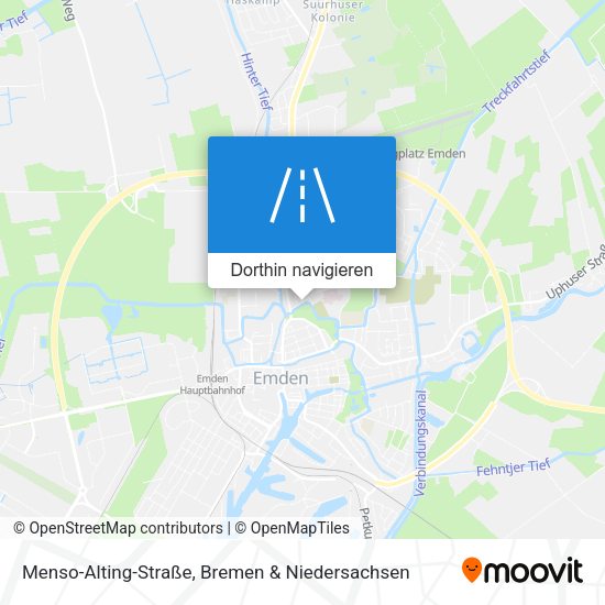 Menso-Alting-Straße Karte