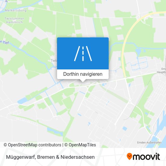Müggenwarf Karte