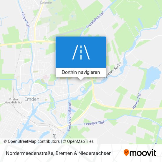 Nordermeedenstraße Karte
