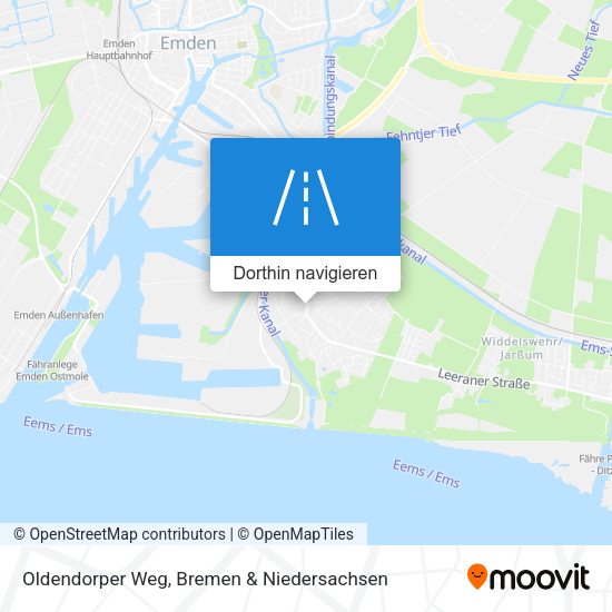 Oldendorper Weg Karte