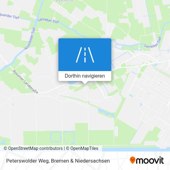 Peterswolder Weg Karte